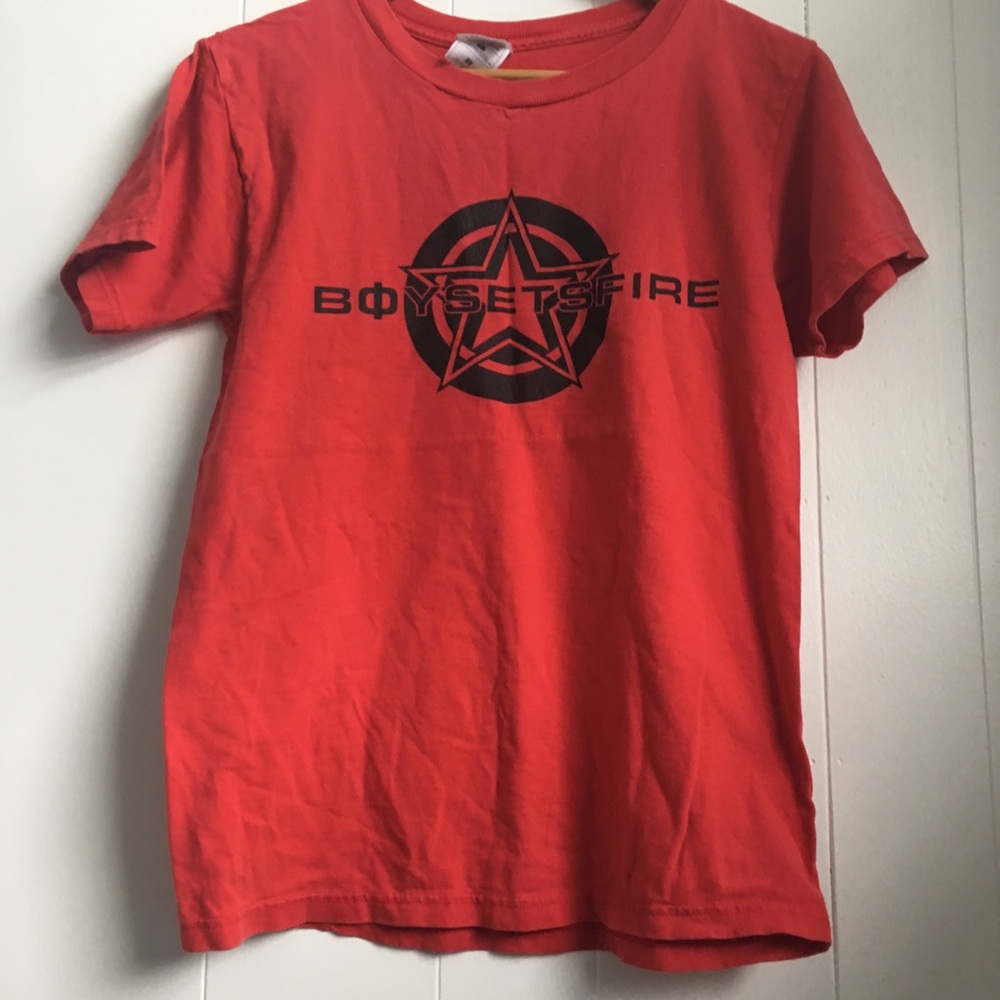 Boy Sets Fire band tee